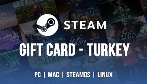 Steam Gift Card in Tunisia - Turkish Account – 50 TL
