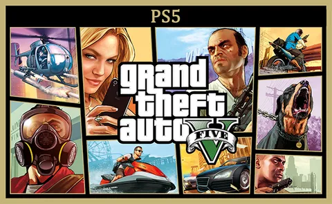 Grand Theft Auto V - PS5 - Modes Online + Histoire