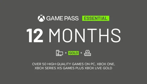 Xbox Game Pass Essential – 12 Mois
