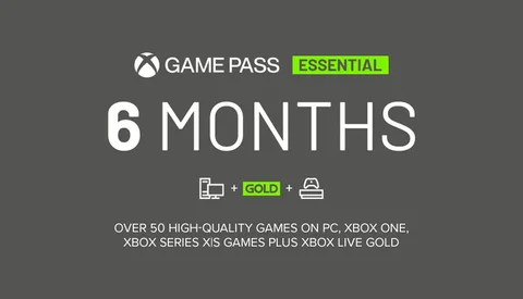 Xbox Game Pass Essential – 6 Mois
