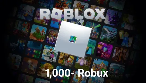 Carte-cadeau Roblox (Tunisie) - 1000 Robux