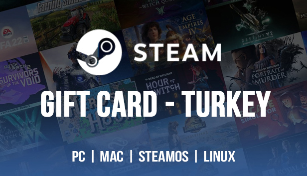 Steam Gift Card en Tunisie - Compte Turquie