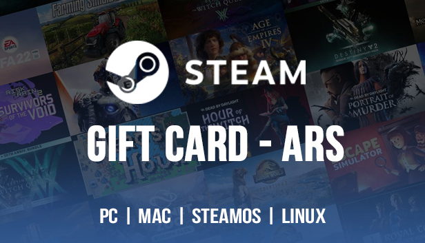 Steam Gift Card en Tunisie - Compte Argentine