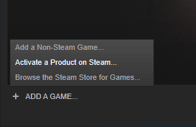 Now that you are signed in, select 'activate a game'