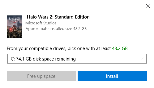Install the game