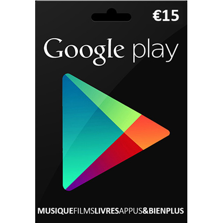 demand Christ Temperate Carte Google Play 15 Euros | Compte français en Tunisie – Gift Card Code –  Amazing.tn